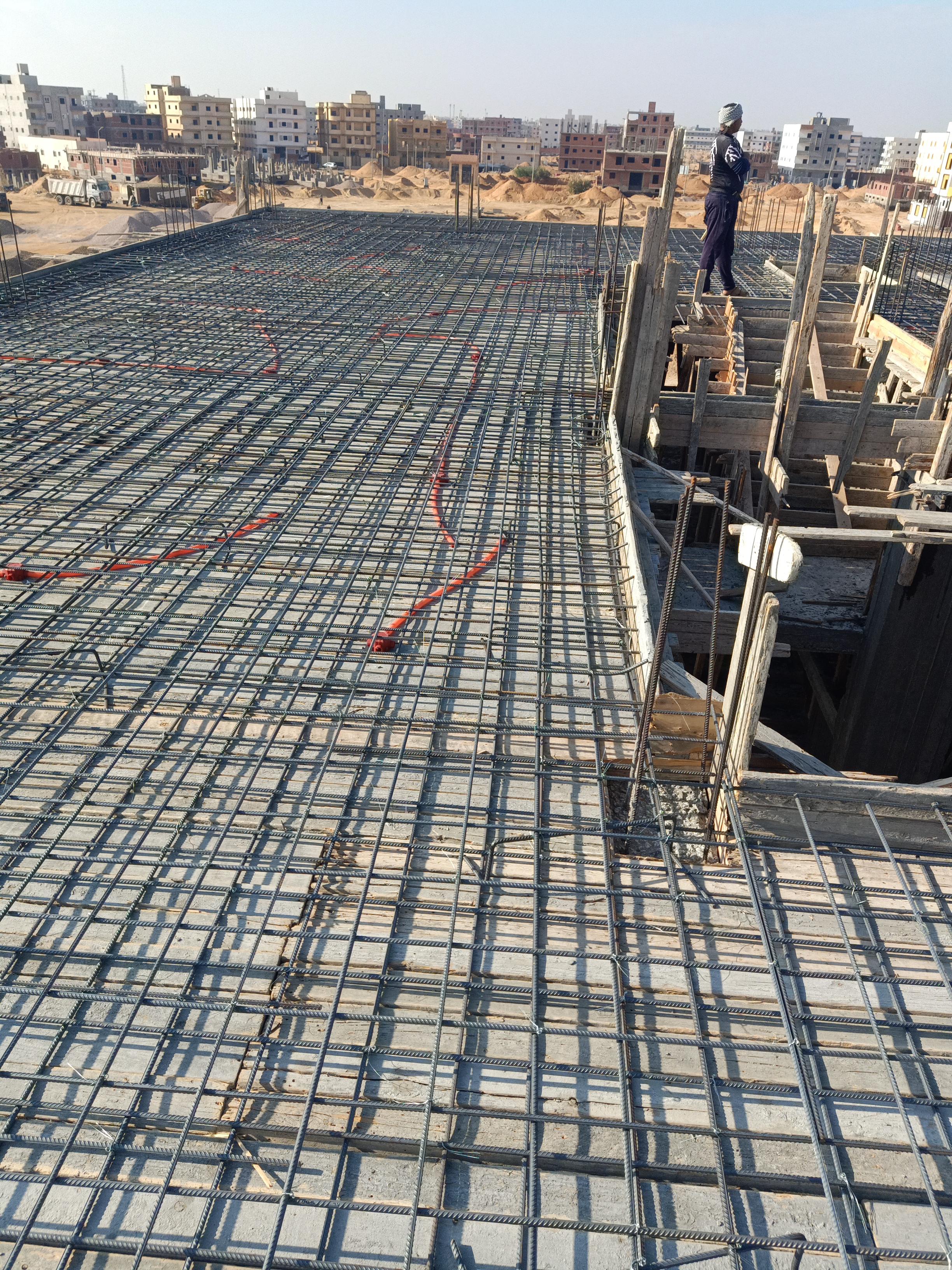 Construction stage Second floor slab