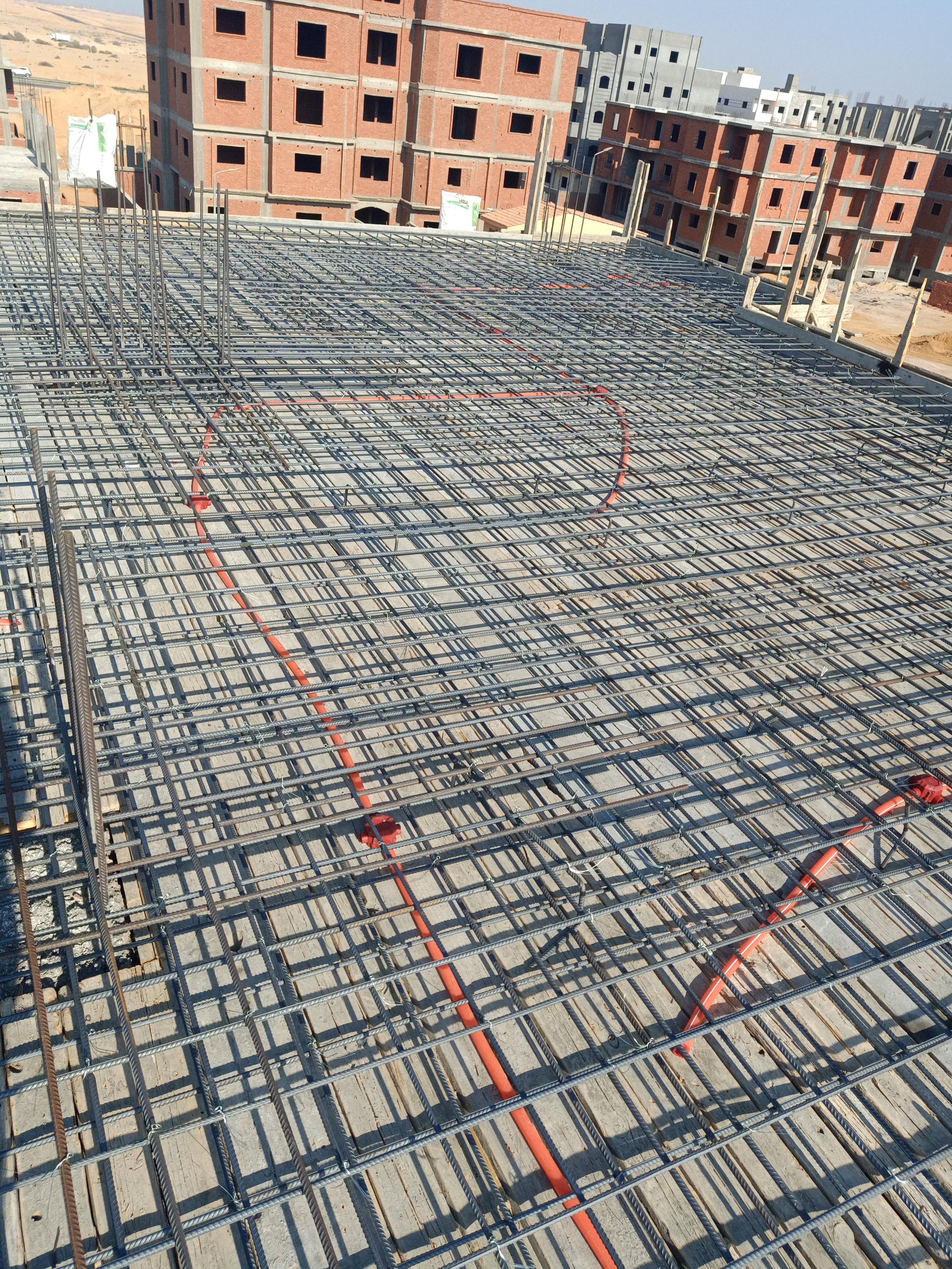 Construction stage Second floor slab