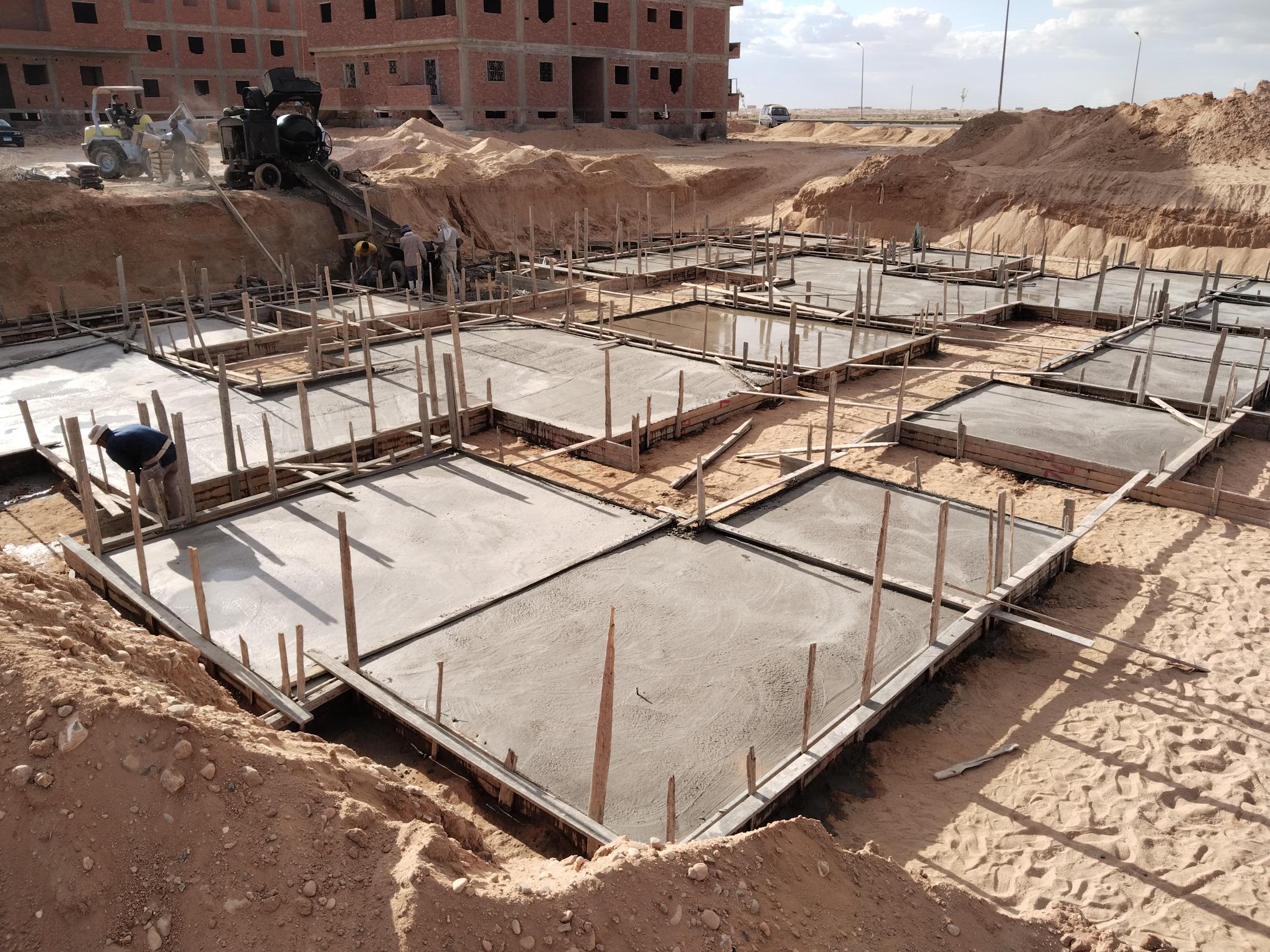 Construction stage Plain concrete