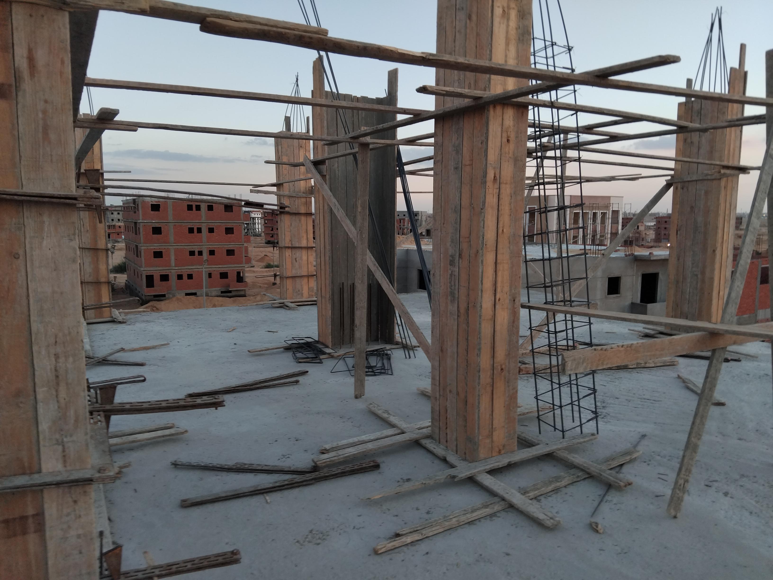 Construction stage Third floor columns
