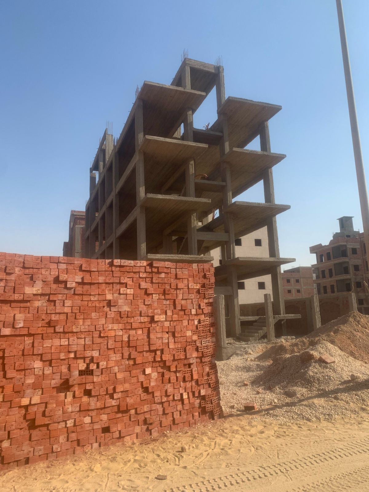 Construction stage Ground floor walls