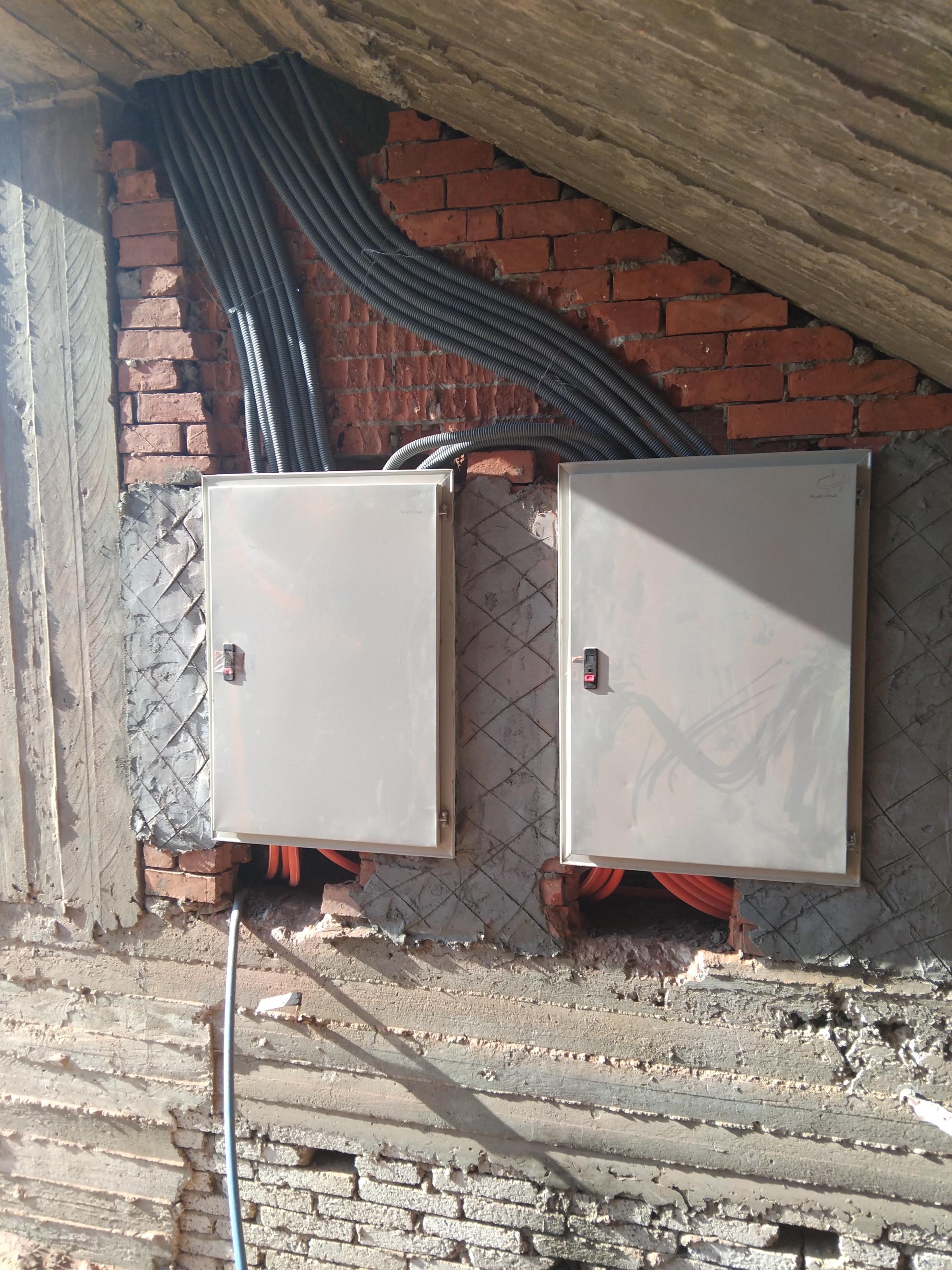 Construction stage Electrical works
