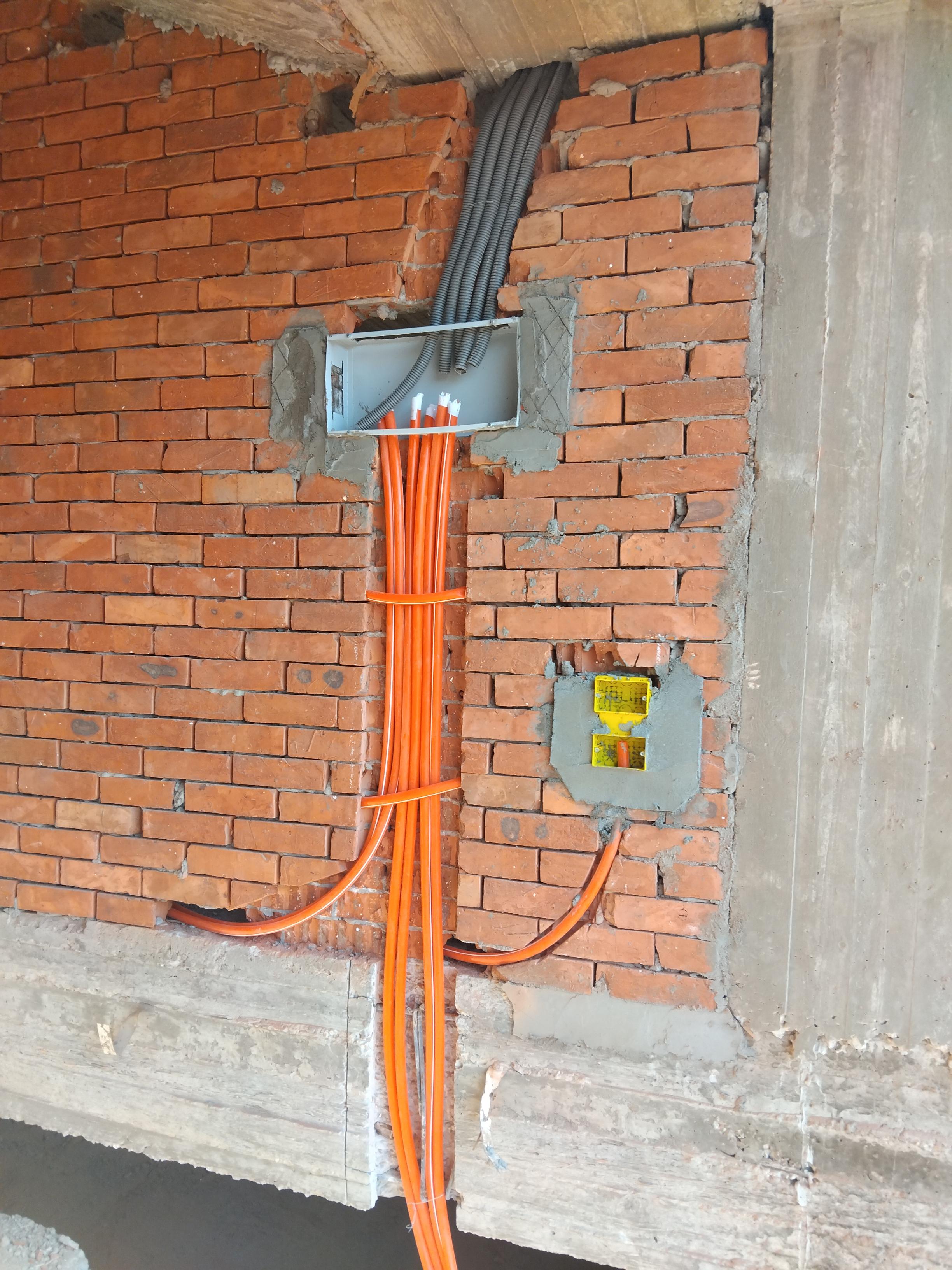 Construction stage Electrical works