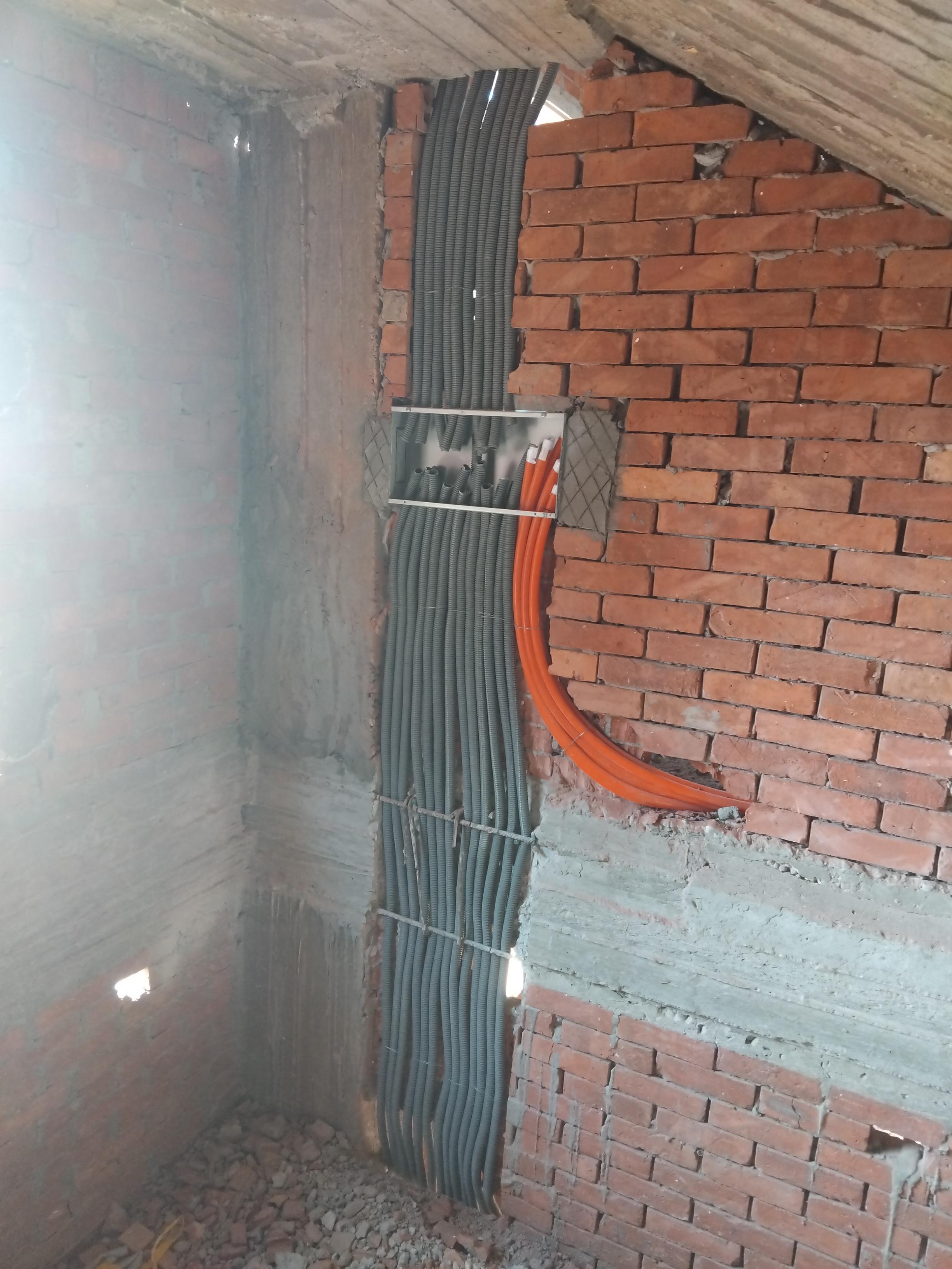 Construction stage Electrical works