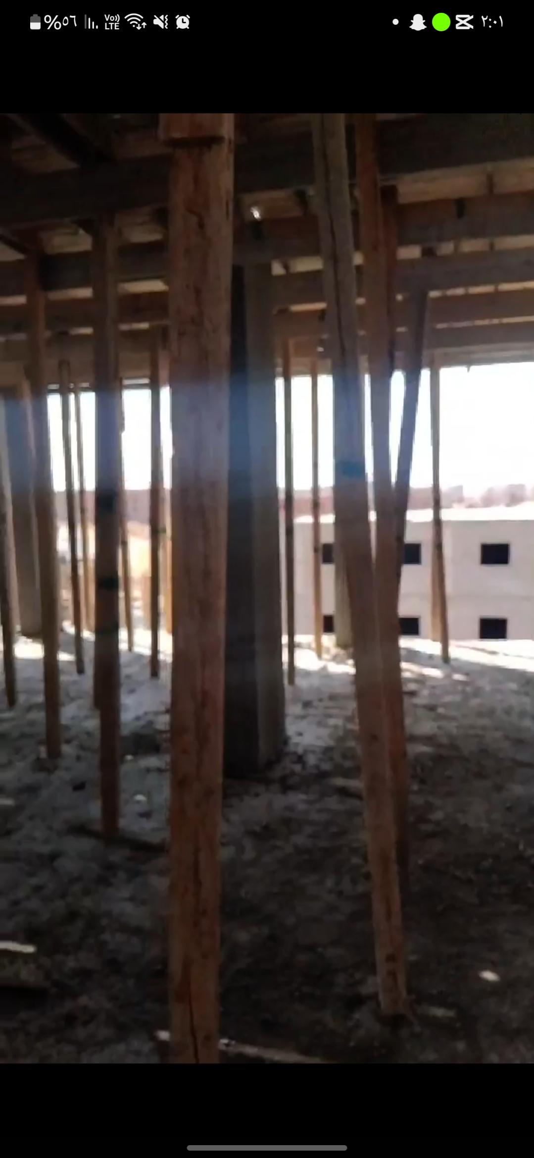 Construction stage Third floor slab