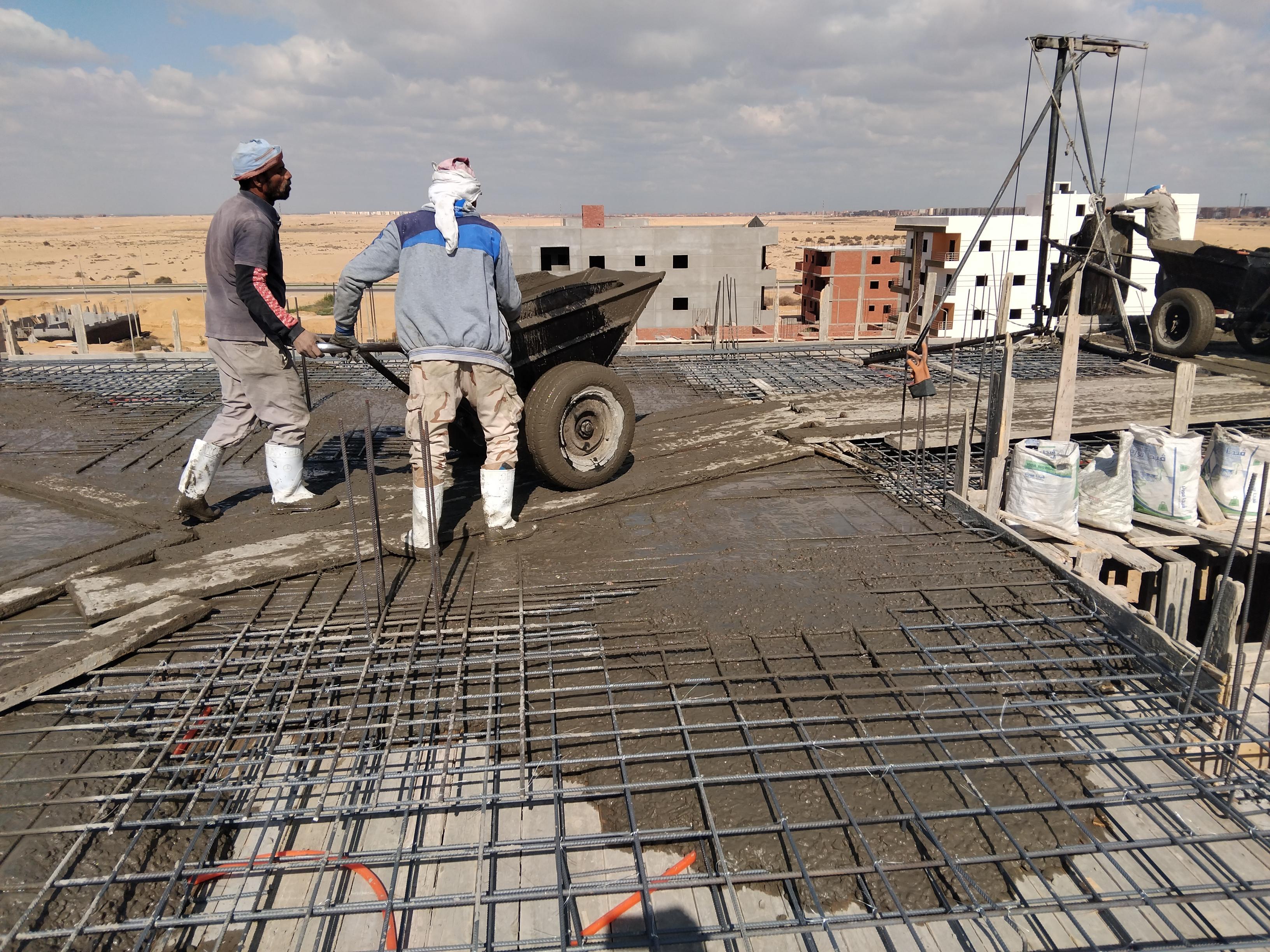 Construction stage Third floor slab