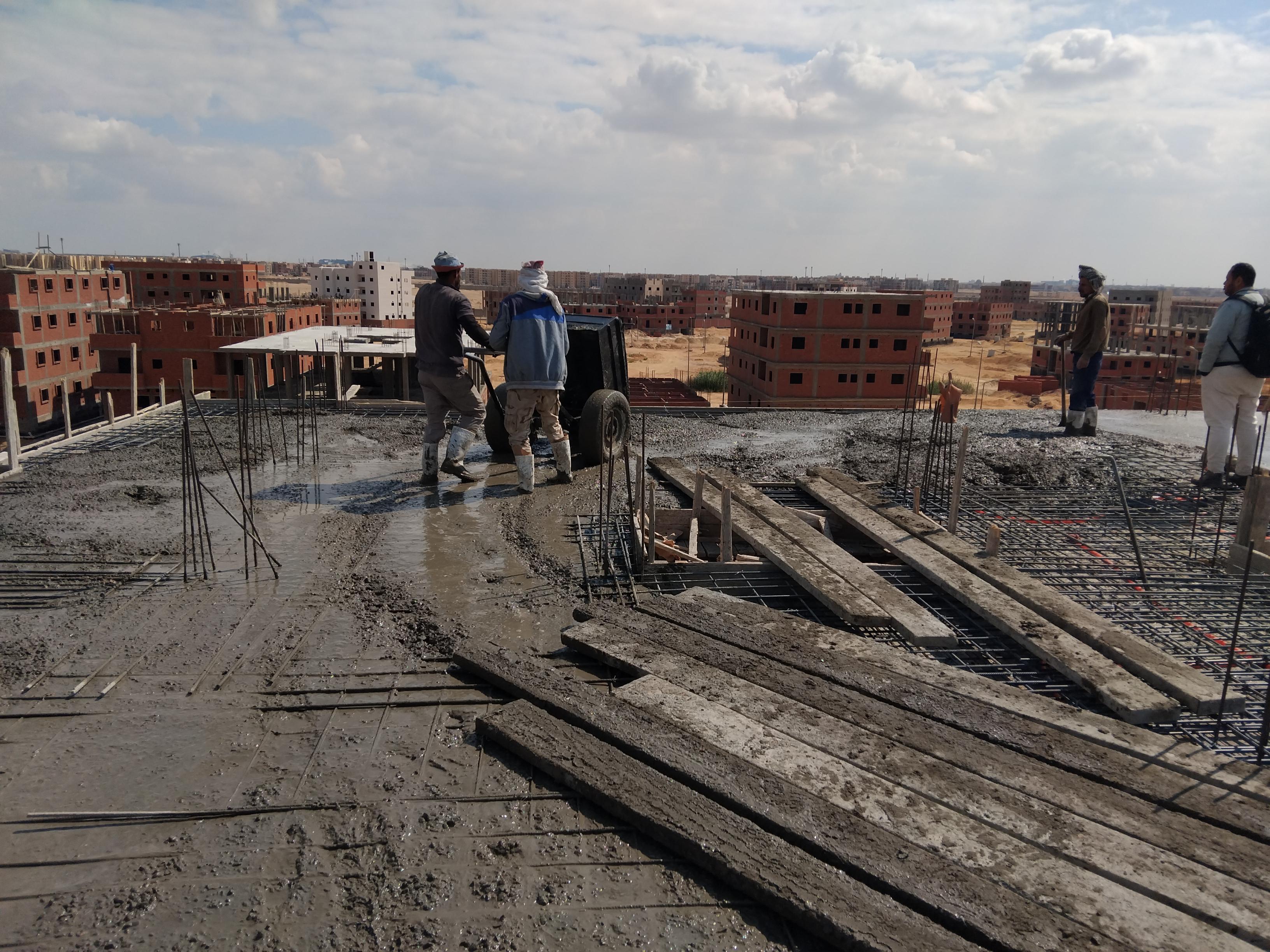 Construction stage Third floor slab