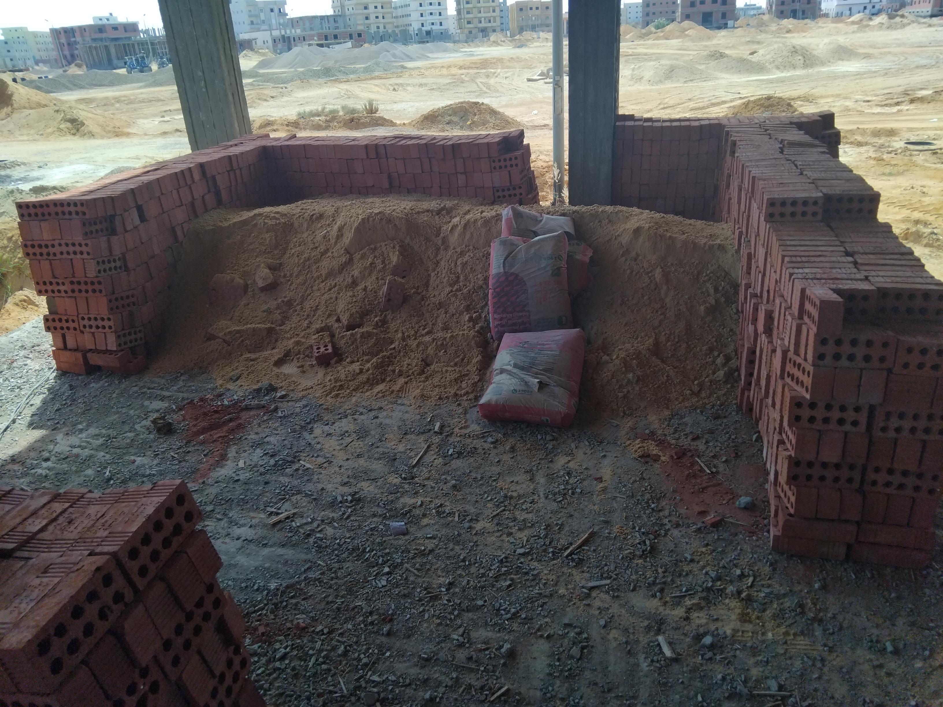 Construction stage Ground floor walls
