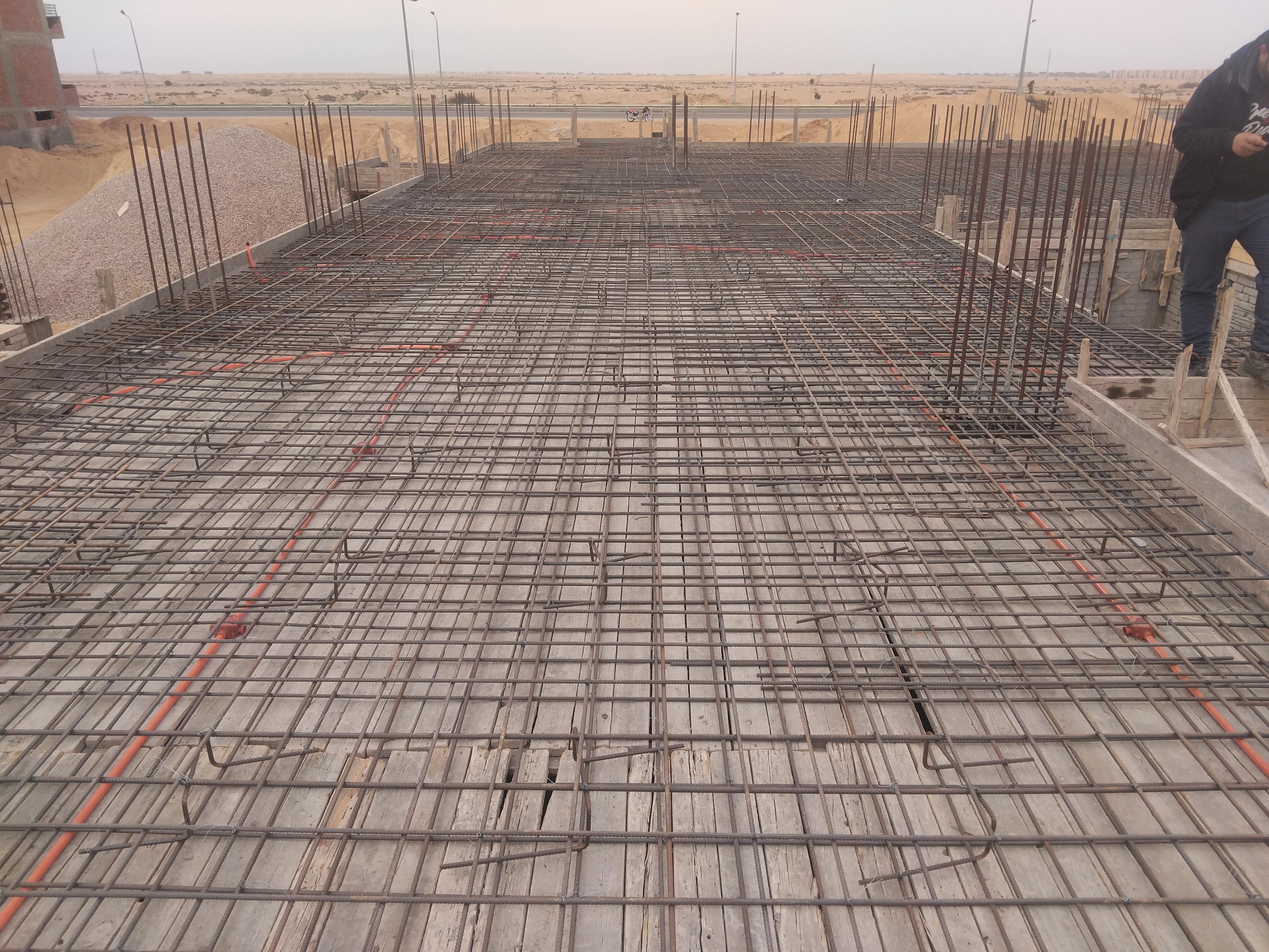 Construction stage Basement slab