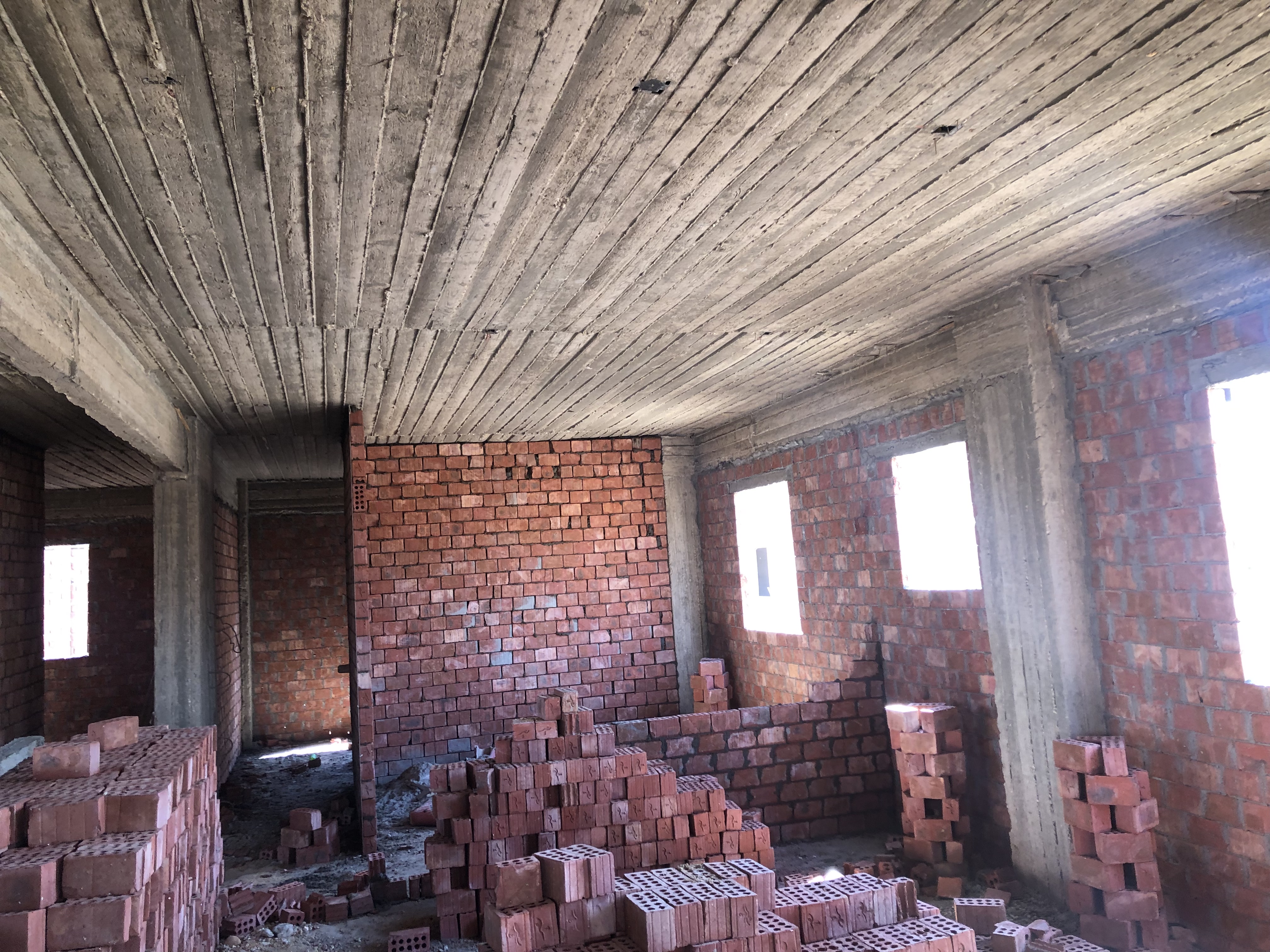 Construction stage First floor walls
