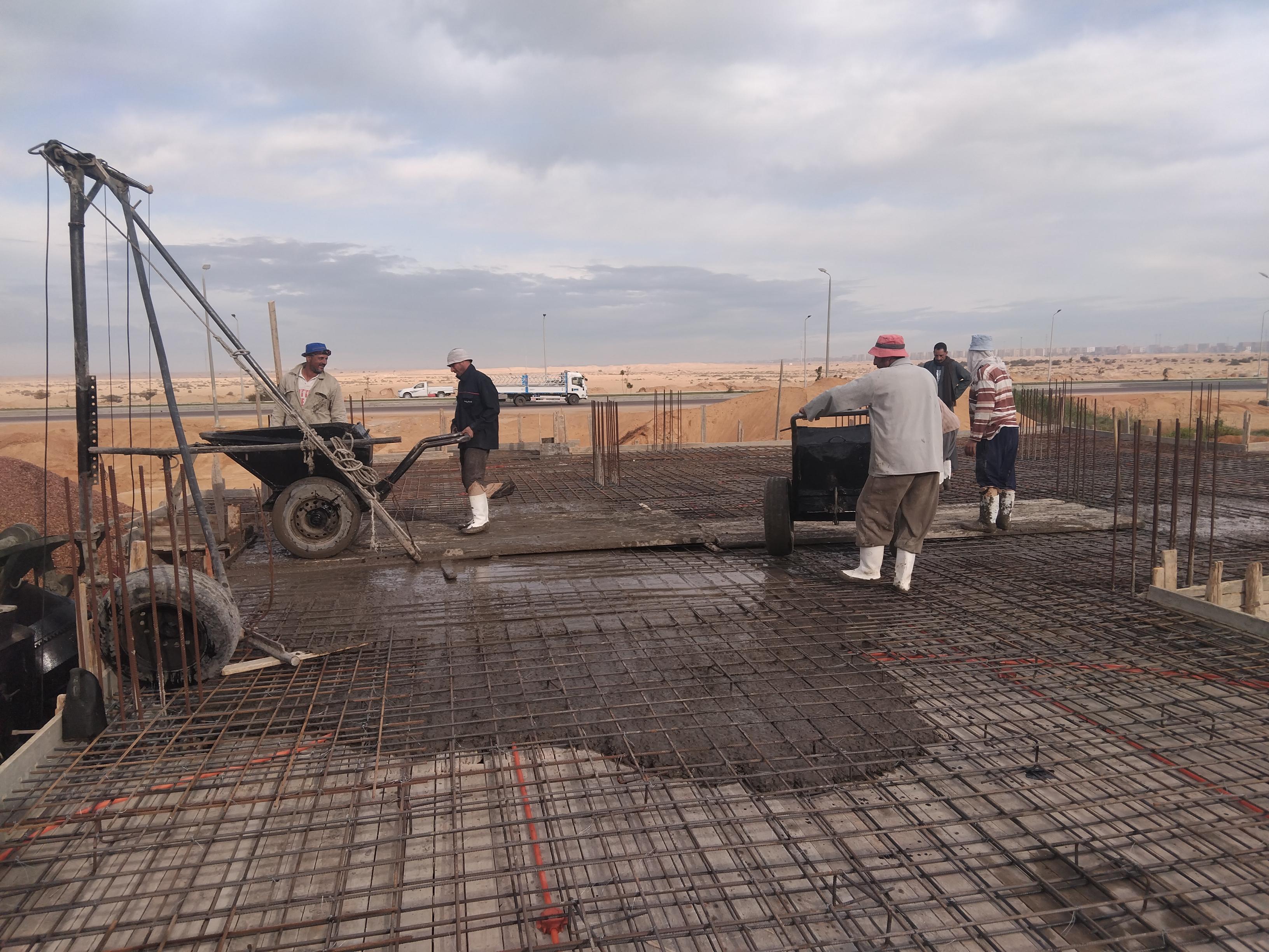 Construction stage Basement slab