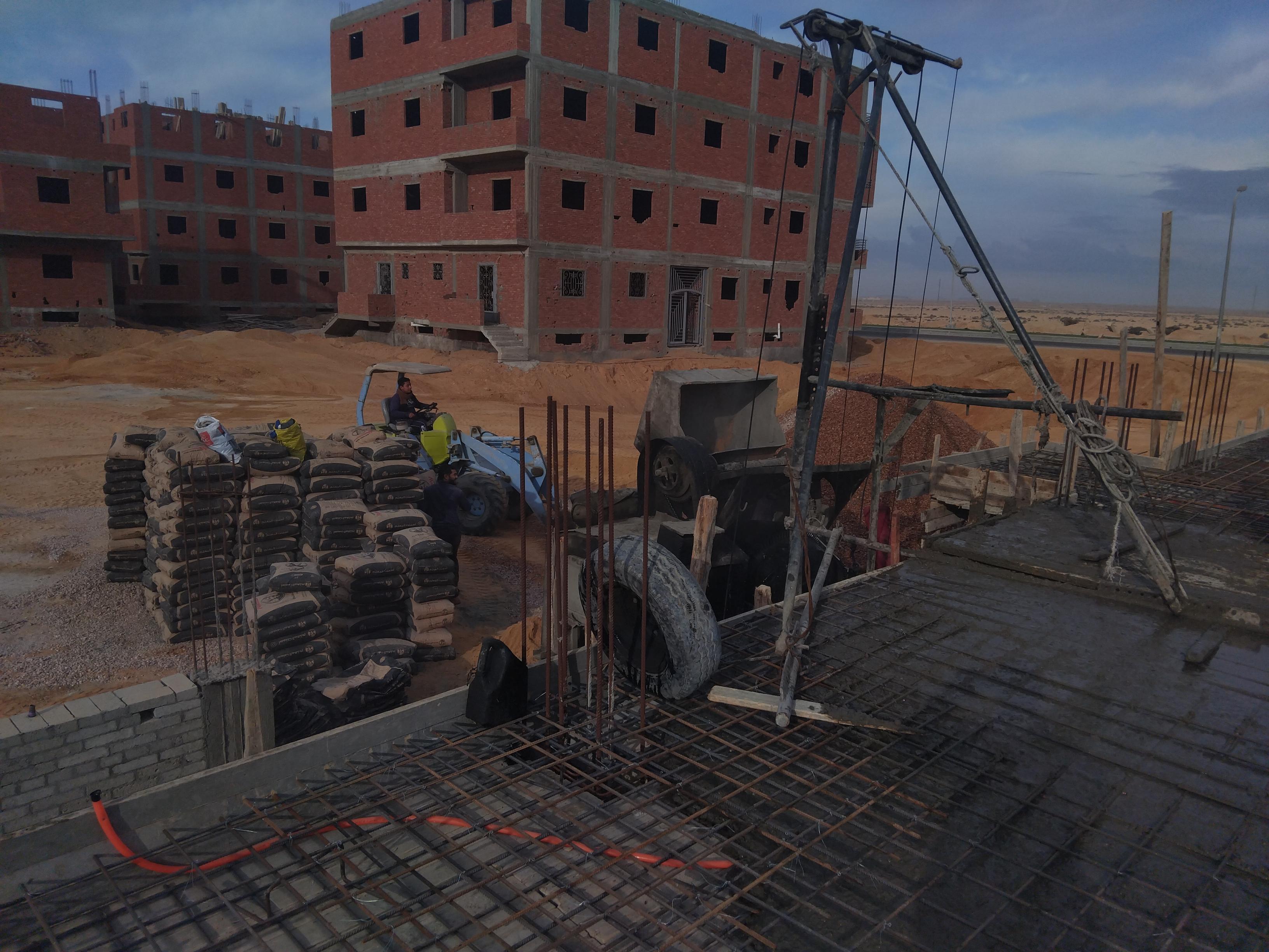 Construction stage Basement slab
