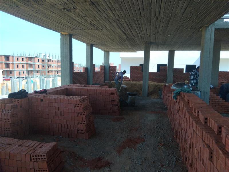 Construction stage Second floor walls