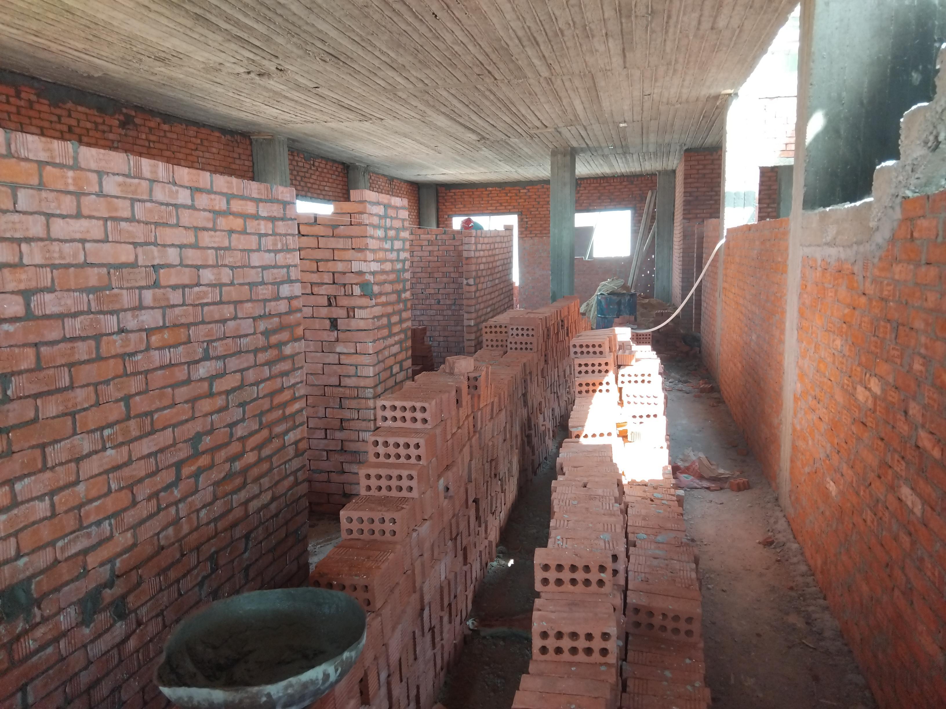 Construction stage Second floor walls