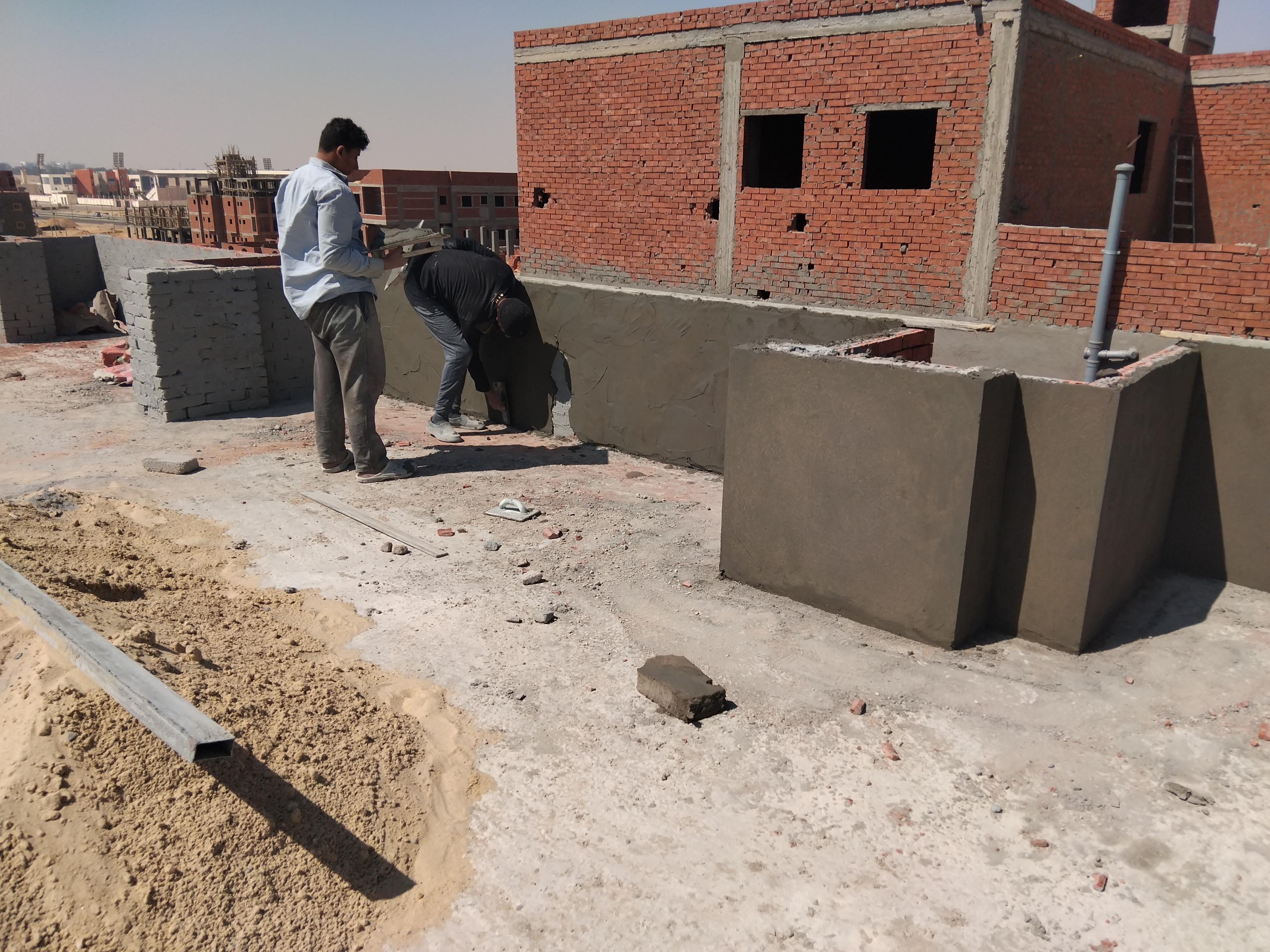 Construction stage Plaster and putty