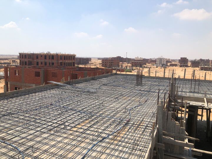 Construction stage Second floor slab