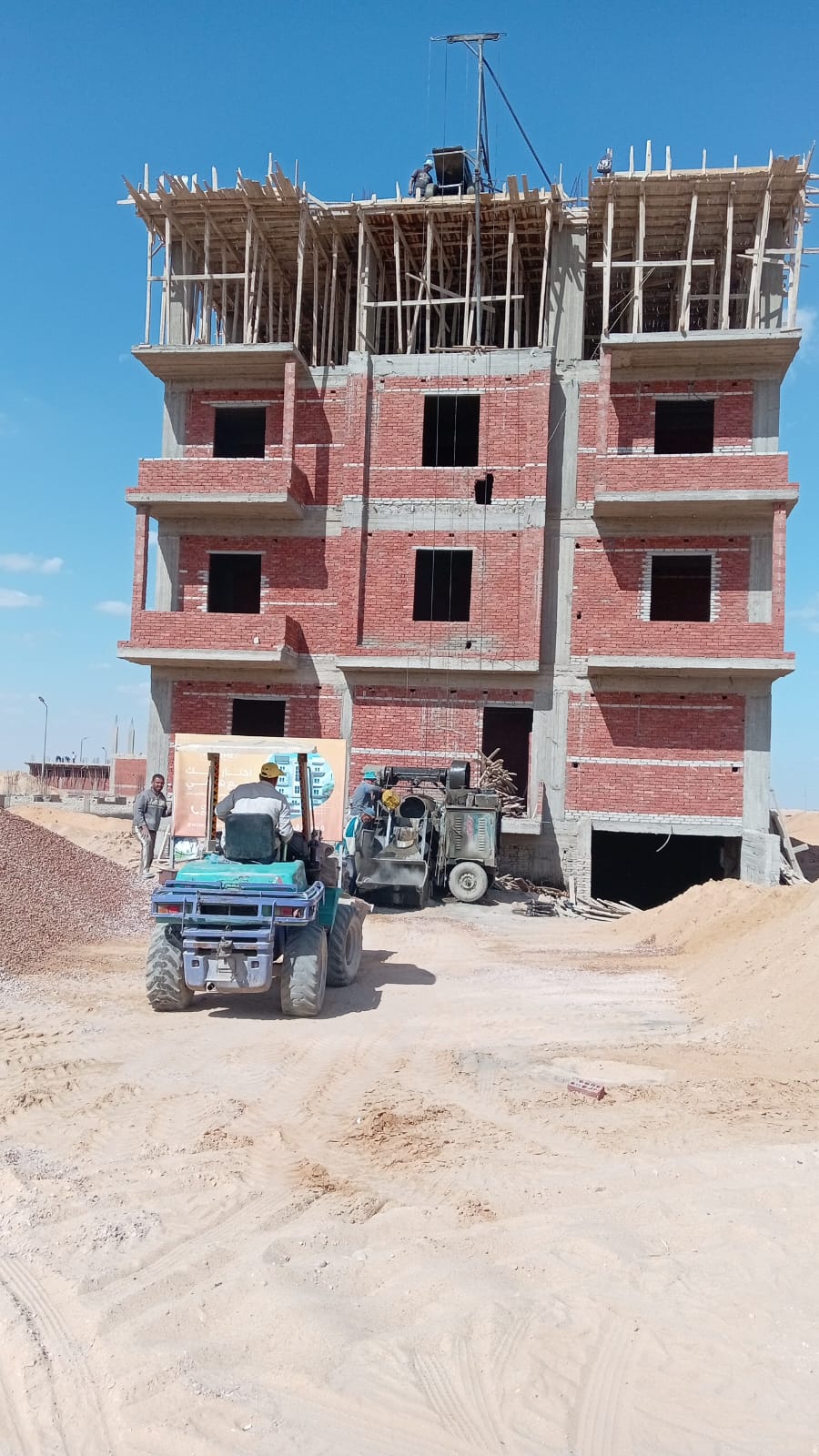Construction stage Third floor slab