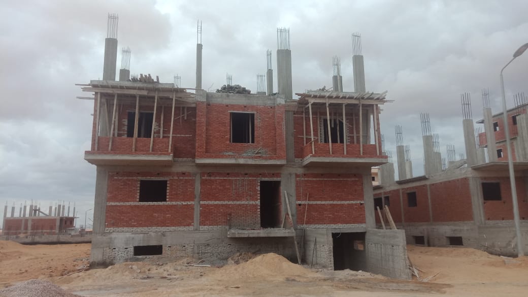 Construction stage Second floor columns