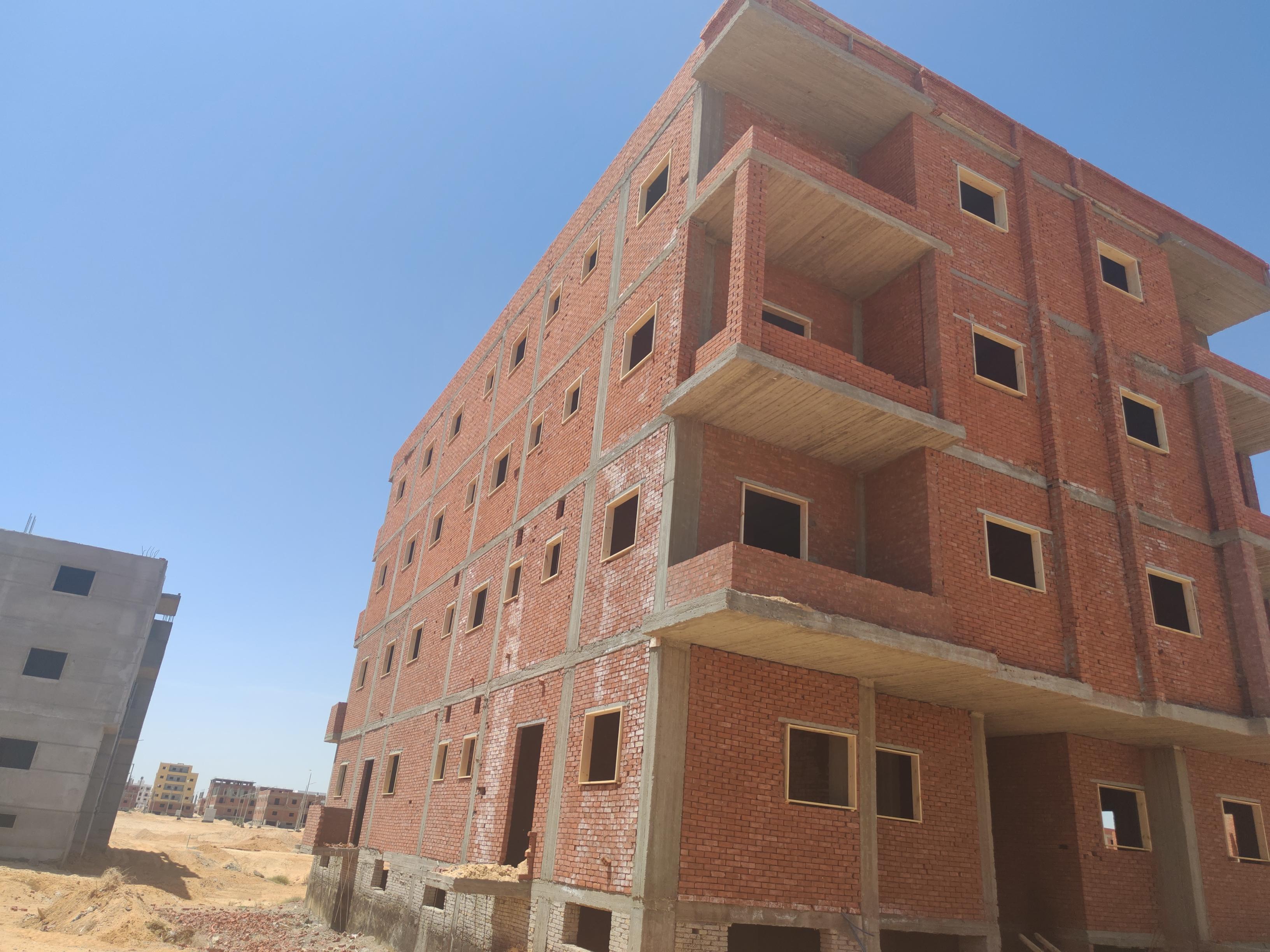 Construction stage Wooden door frames