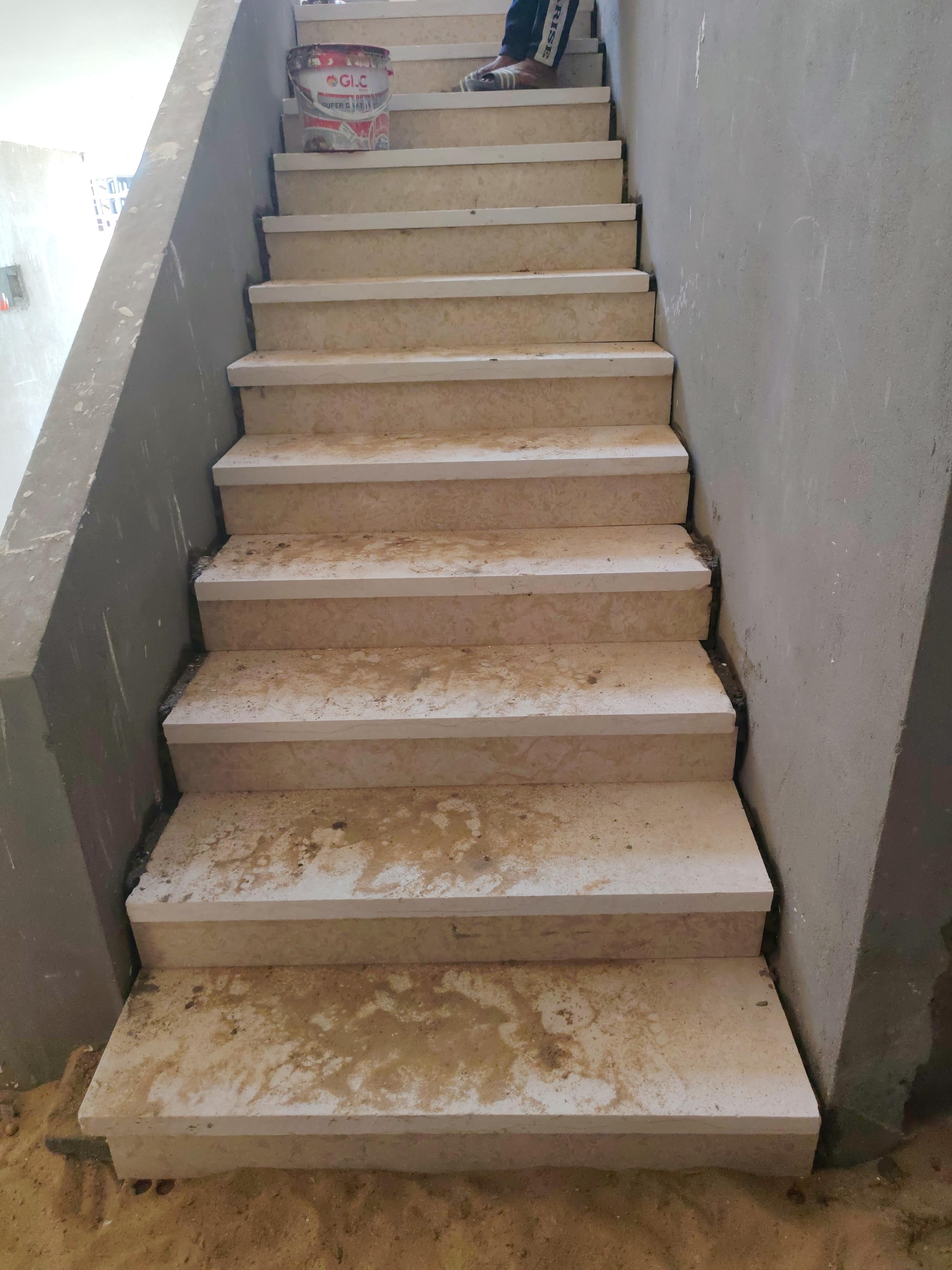 Construction stage Marble works