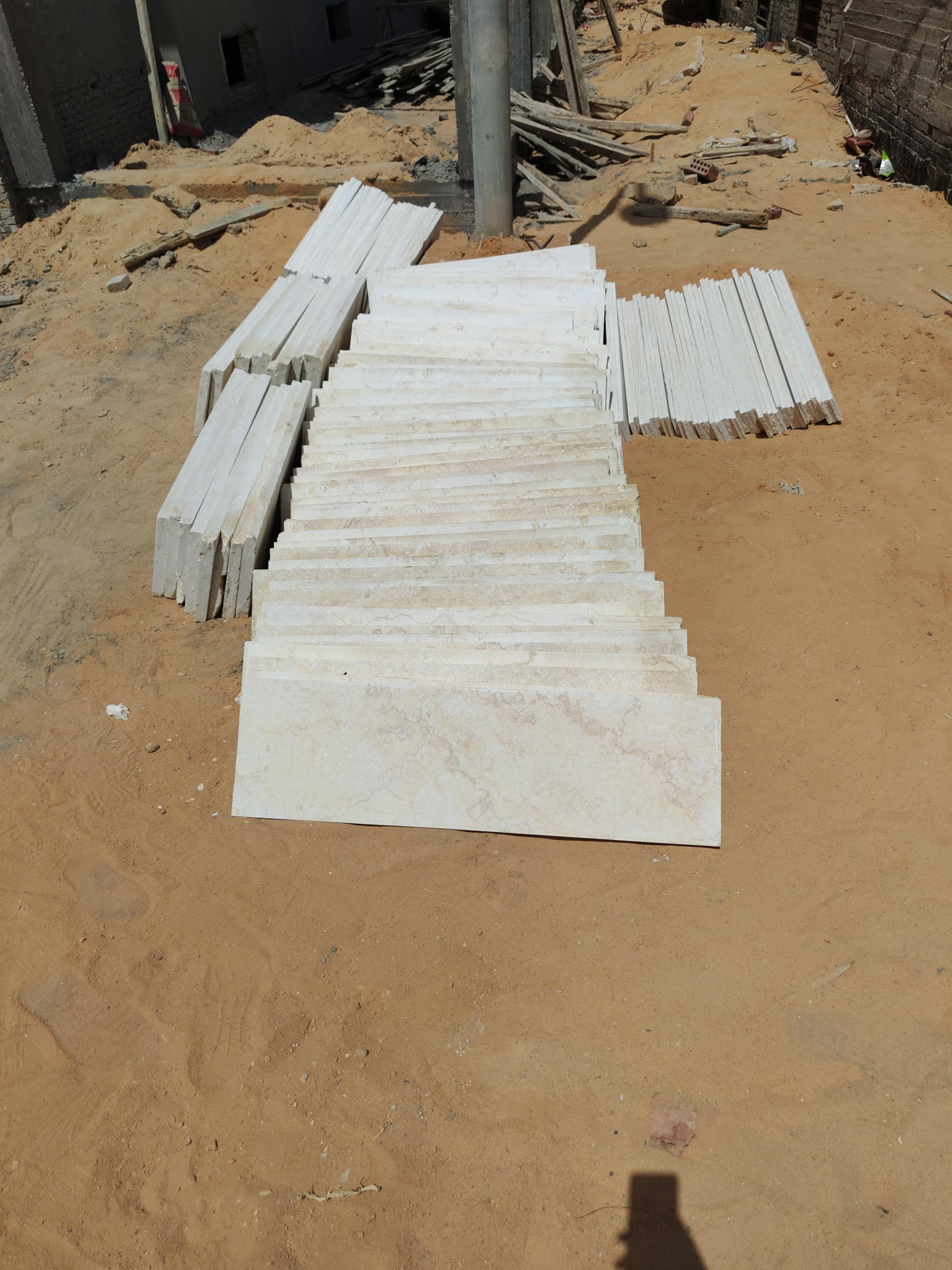 Construction stage Marble works