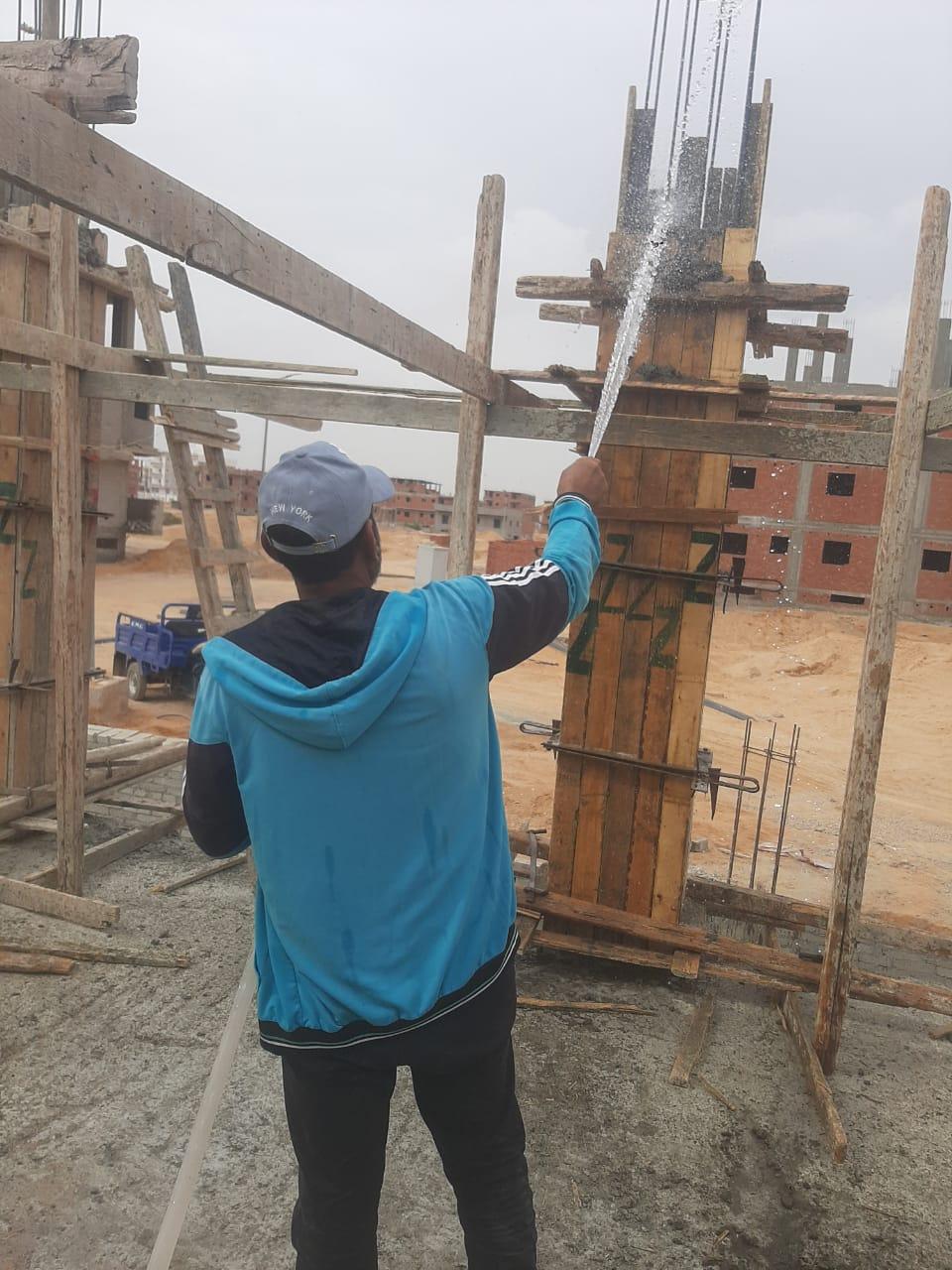 Construction stage Ground floor columns