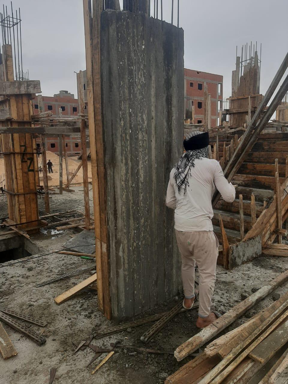 Construction stage Ground floor columns