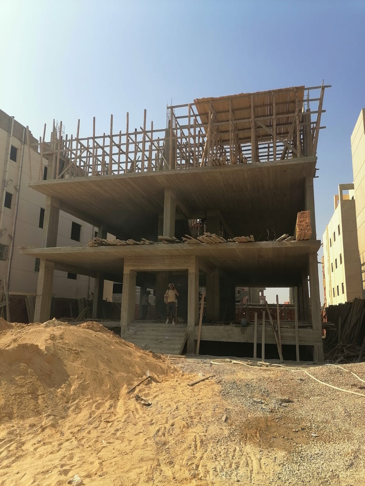Construction stage First floor slab
