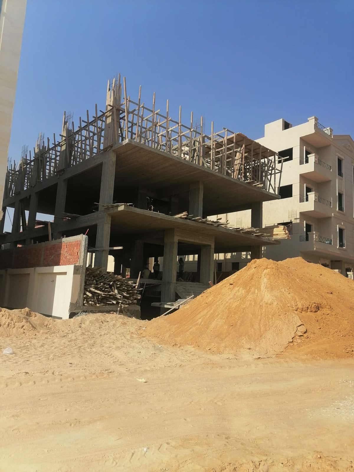 Construction stage First floor slab
