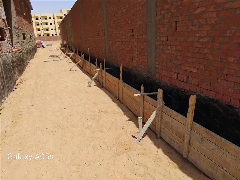 Construction stage Wall Building works
