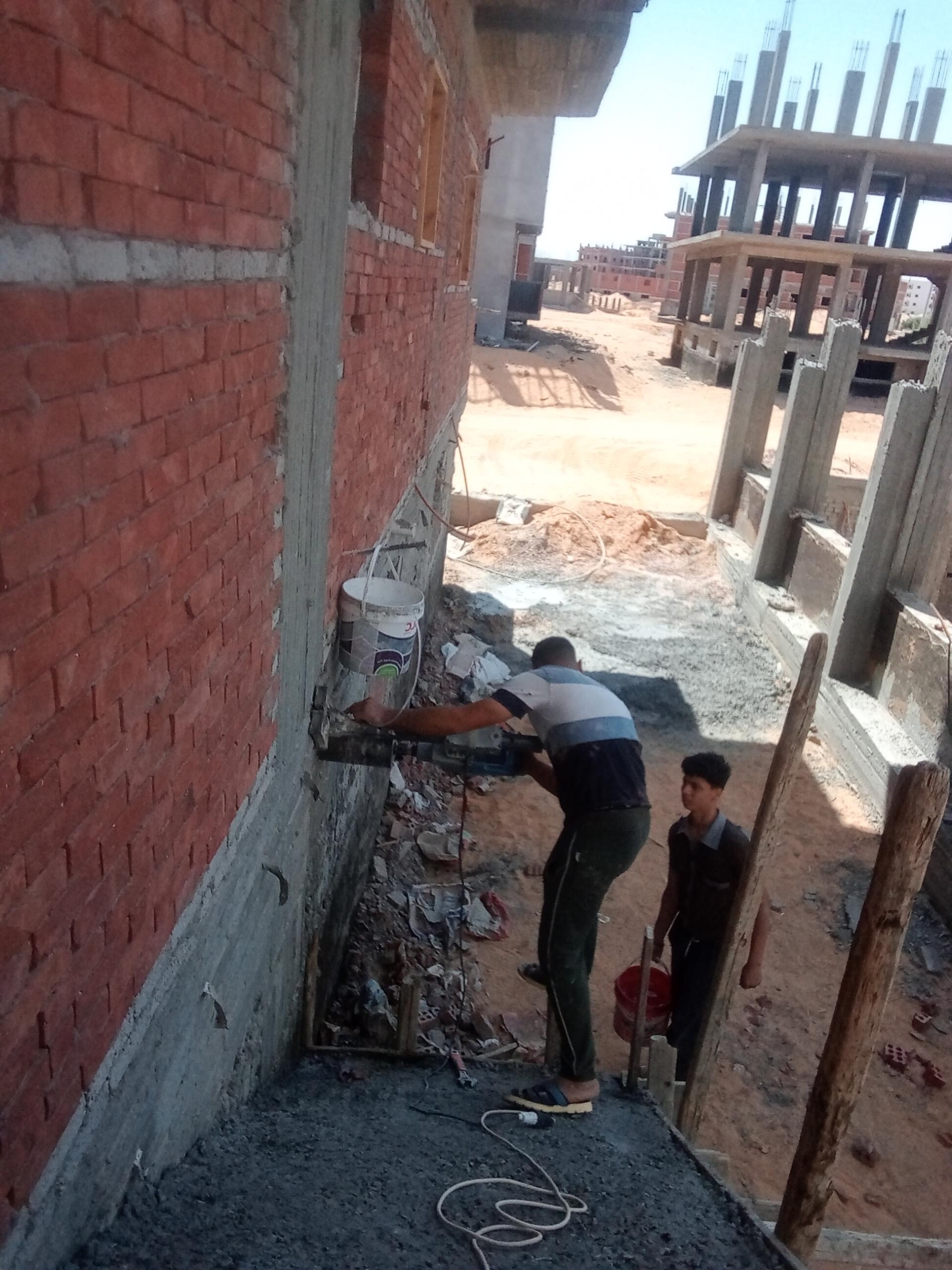 Construction stage Plumbing works
