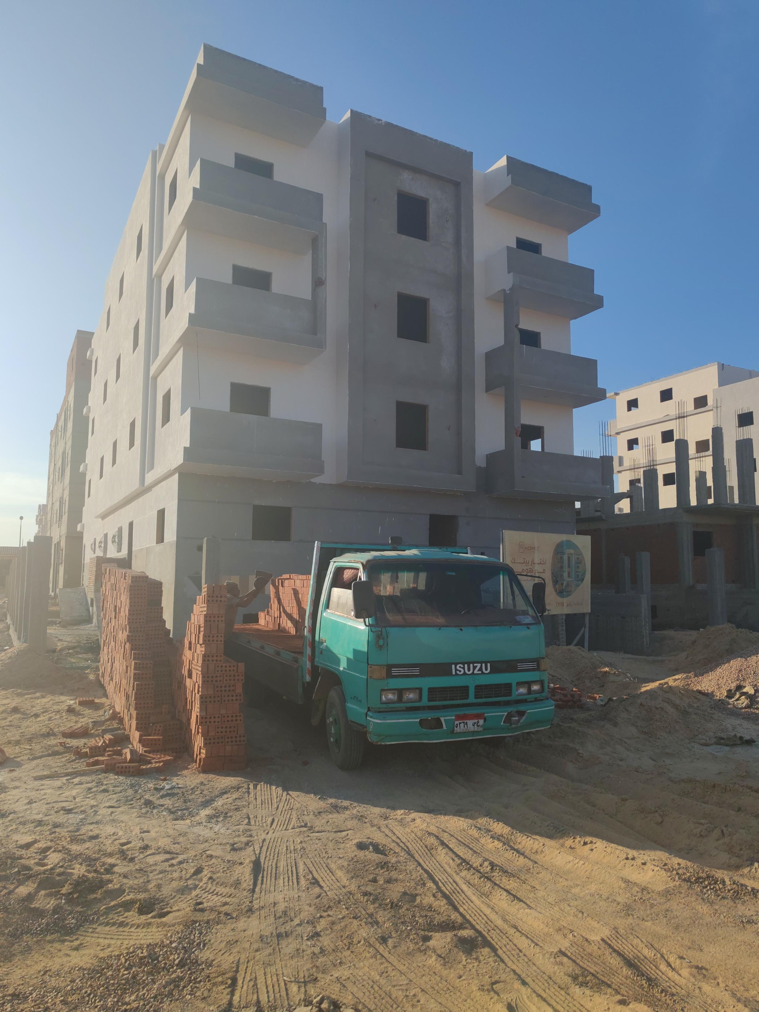 Construction stage Wall Building works