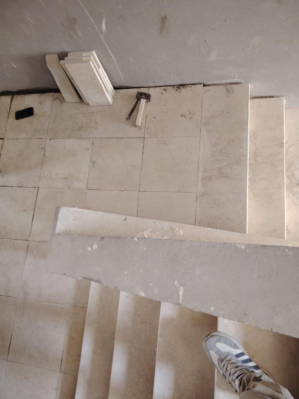 Construction stage Marble works