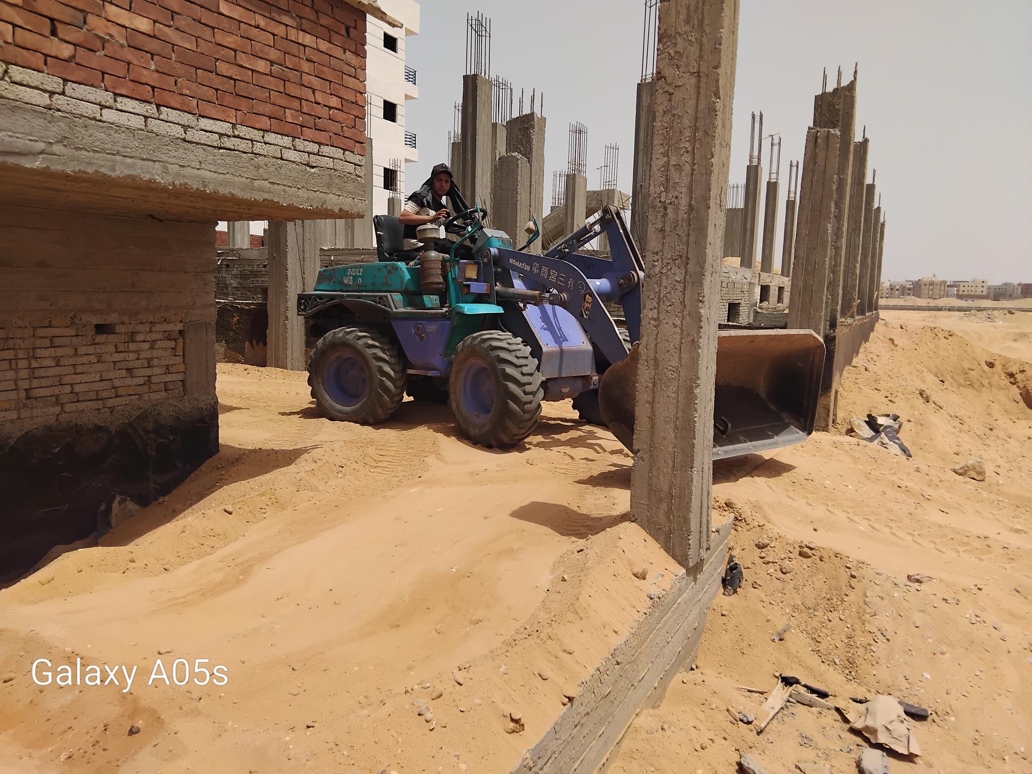 Construction stage Wall Building works