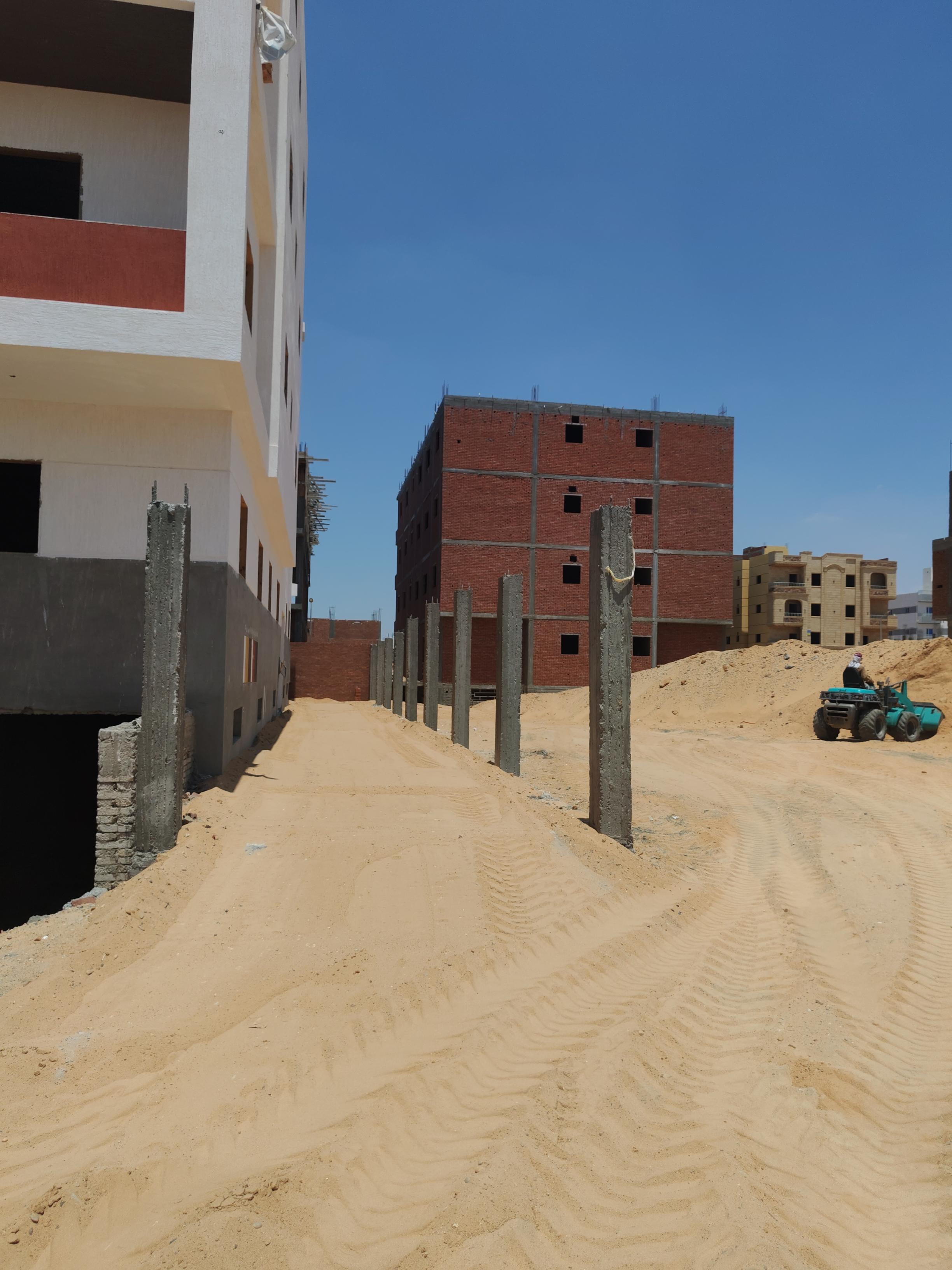 Construction stage Wall Building works