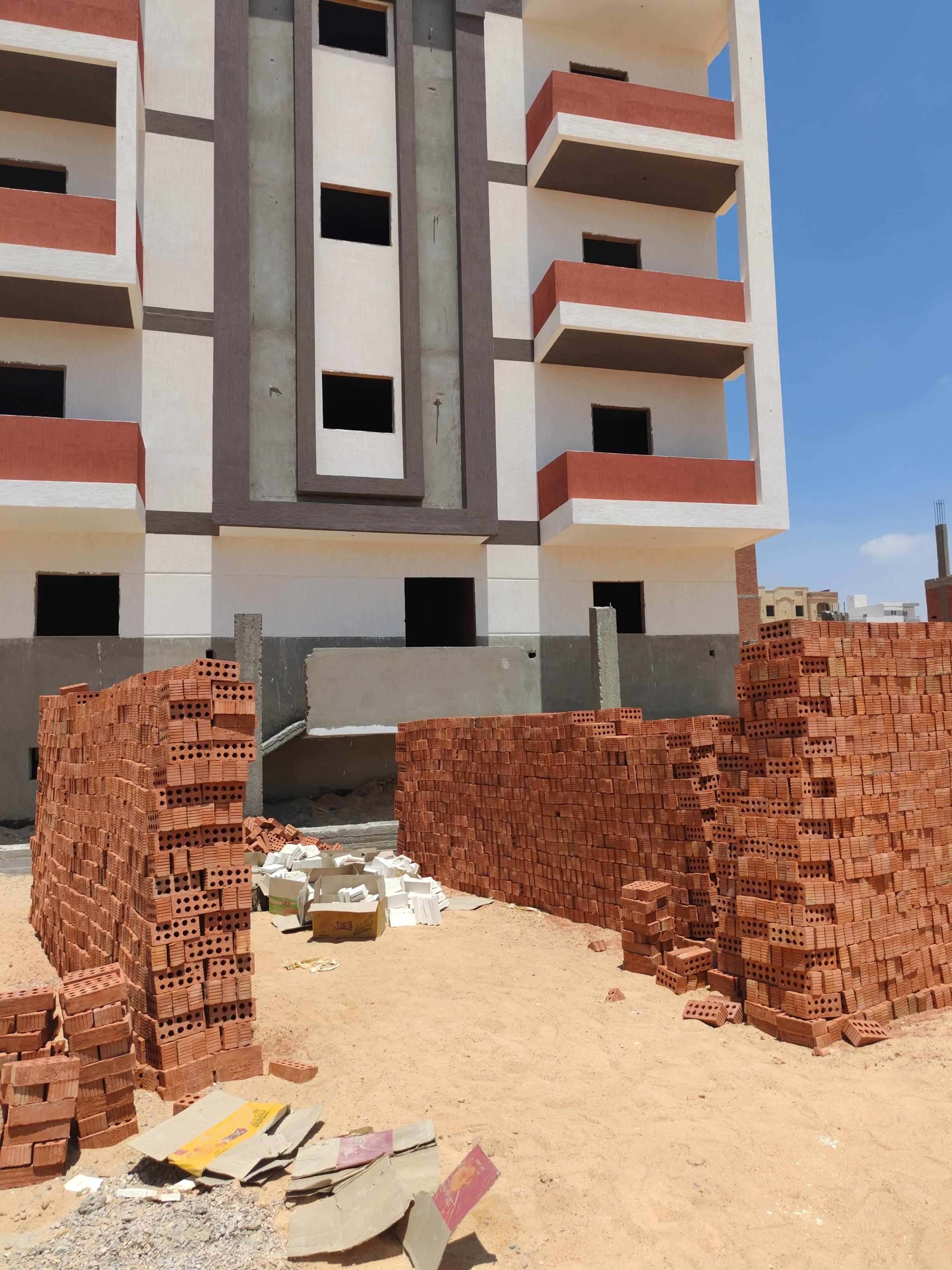 Construction stage Wall Building works