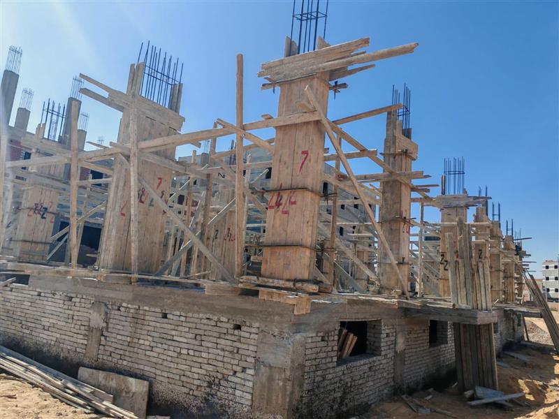 Construction stage Ground floor columns