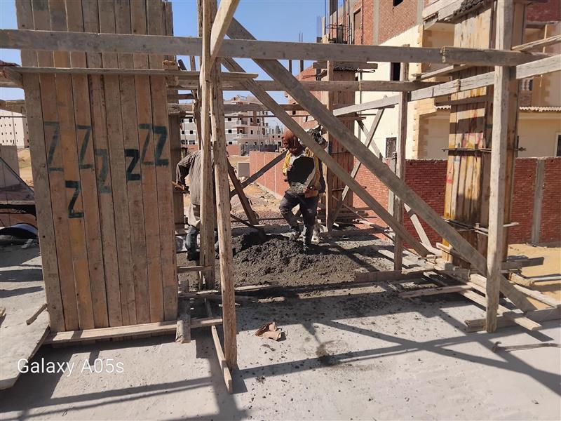 Construction stage Ground floor columns
