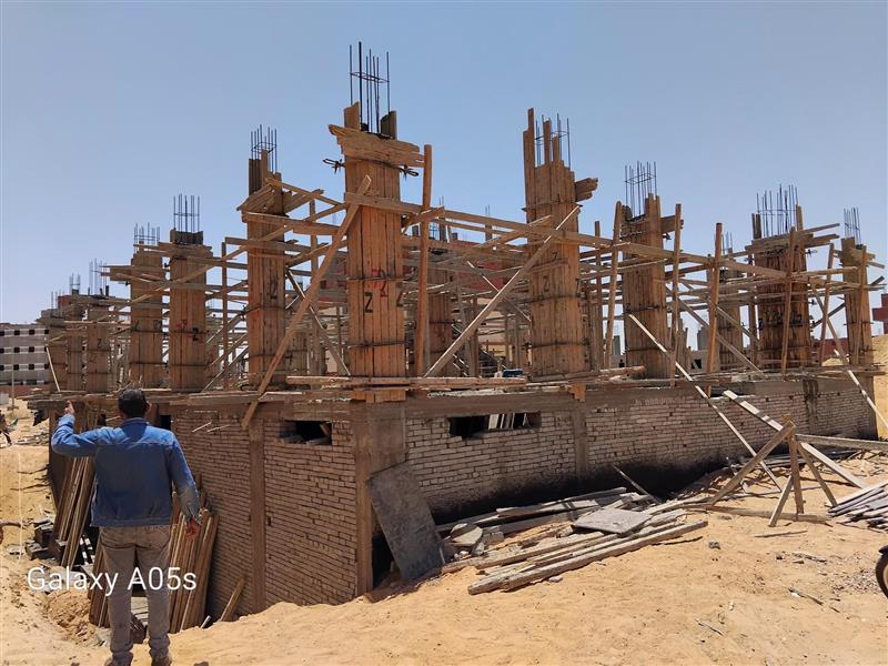 Construction stage Ground floor columns