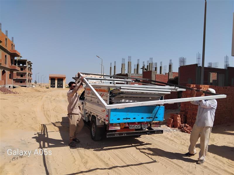 Construction stage Aluminum & glass works (Krital)