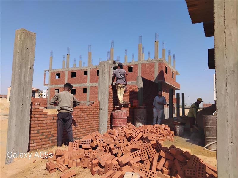 Construction stage Wall Building works