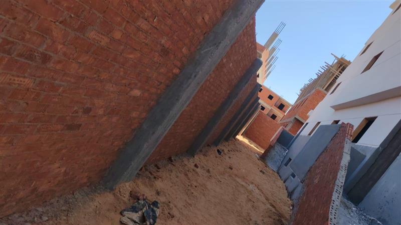 Construction stage Wall Building works