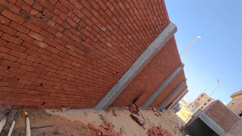 Construction stage Wall Building works