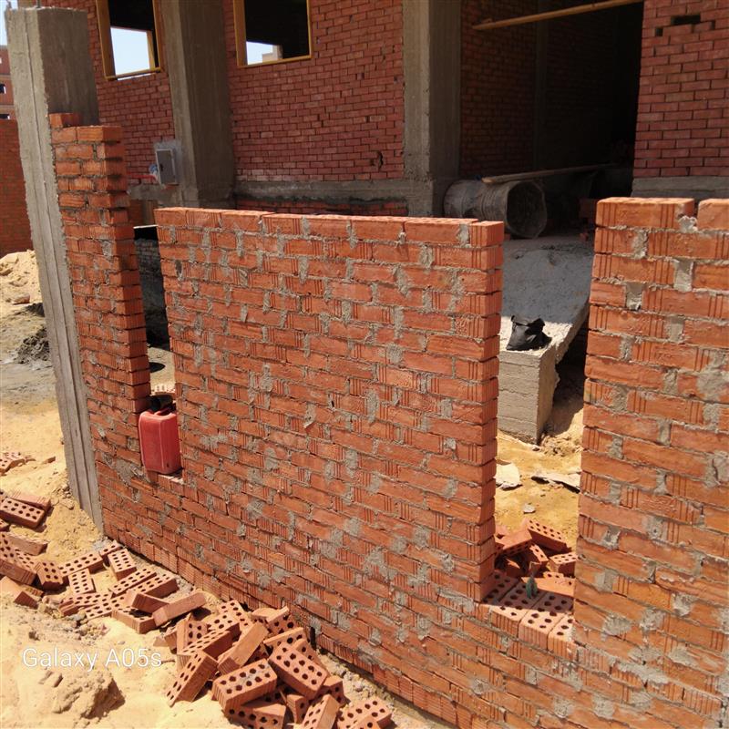 Construction stage Wall Building works