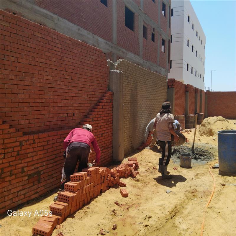 Construction stage Wall Building works
