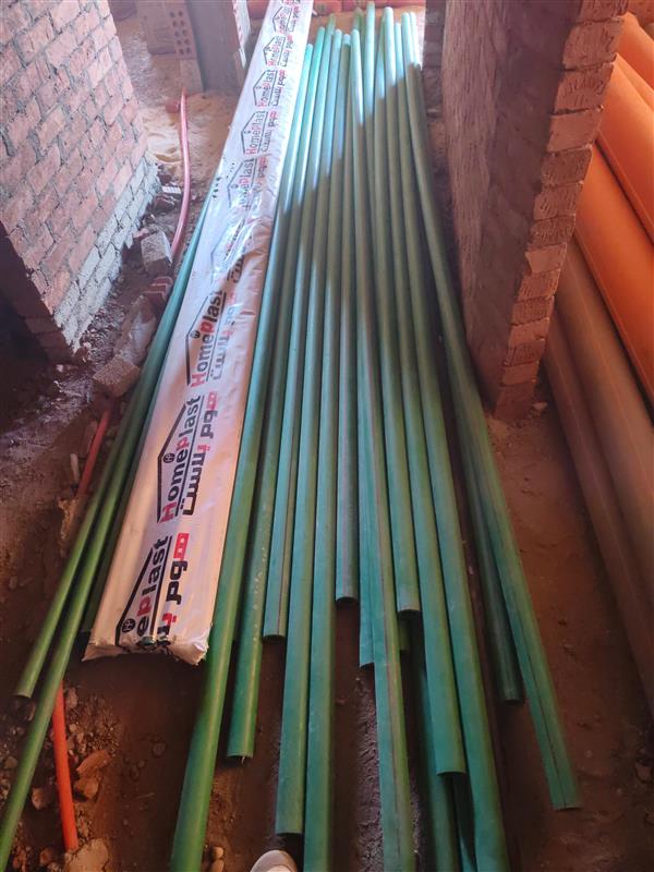 Construction stage Plumbing works