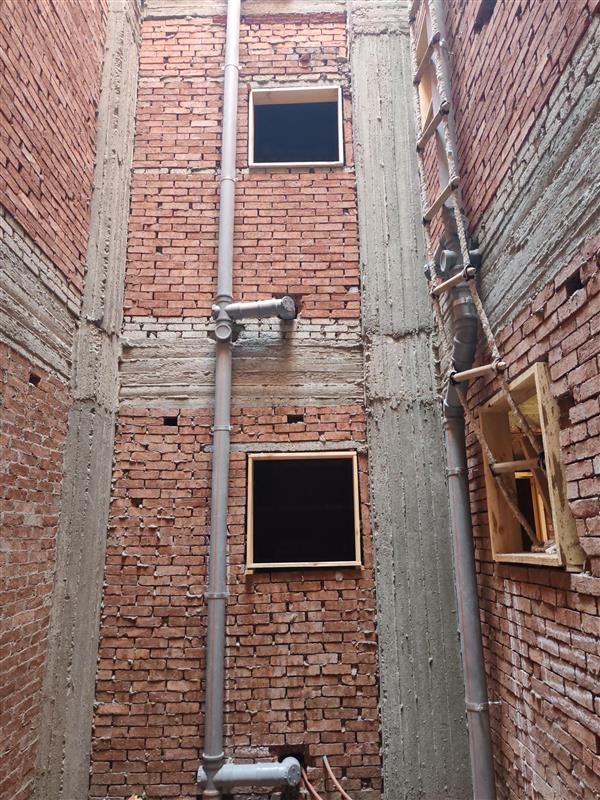 Construction stage Plumbing works