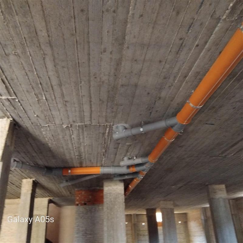 Construction stage Plumbing works