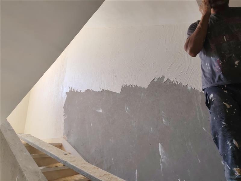 Construction stage Plaster and putty