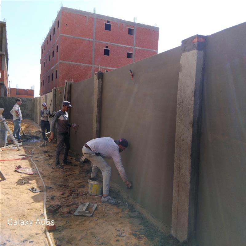 Construction stage Wall Building works